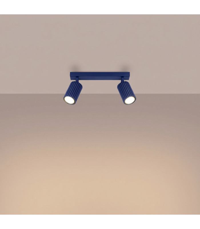 Karbon Twin Ceiling Spotlight Ultramarine 1x GU10-4