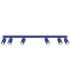 Karbon Ceiling Spotlight Bar Ultramarine 6x GU10-1
