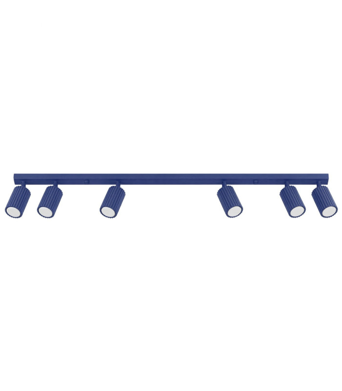 Karbon Ceiling Spotlight Bar Ultramarine 6x GU10-1