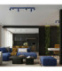 Karbon Ceiling Spotlight Bar Ultramarine 6x GU10-2