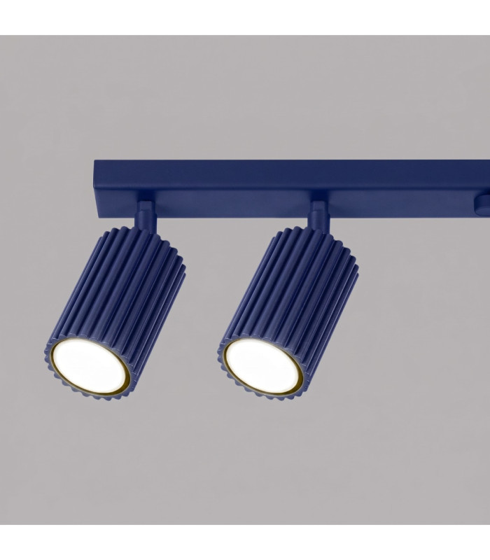 Karbon Ceiling Spotlight Bar Ultramarine 6x GU10-7