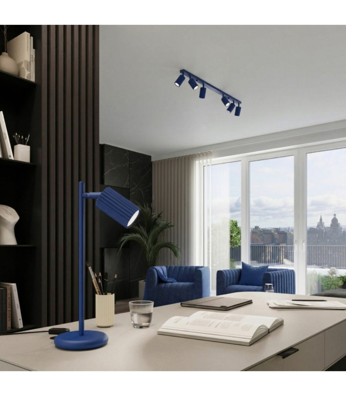 Karbon Ceiling Spotlight Bar Ultramarine 6x GU10-12