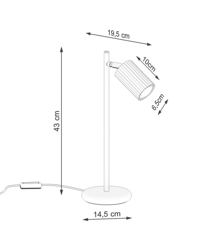 Karbon Desk Task Lamp Ultramarine 1x GU10-10