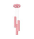 Karbon Cluster Pendant Ceiling Light Pink 3x GU10-1