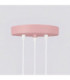 Karbon Cluster Pendant Ceiling Light Pink 3x GU10-9