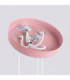 Karbon Cluster Pendant Ceiling Light Pink 3x GU10-10