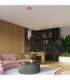 Karbon Cluster Pendant Ceiling Light Pink 3x GU10-13