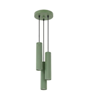 Karbon Cluster Pendant Ceiling Light Sage 3x GU10-1