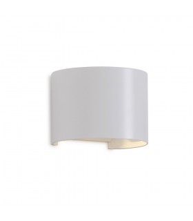 Round Wall Lamp, 12W LED, 3000K, 1100lm, IP54, Sand White - 1