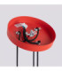 Karbon Cluster Pendant Ceiling Light Red 3x GU10-10