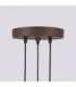 Karbon Cluster Pendant Ceiling Light Brown 3x GU10-9