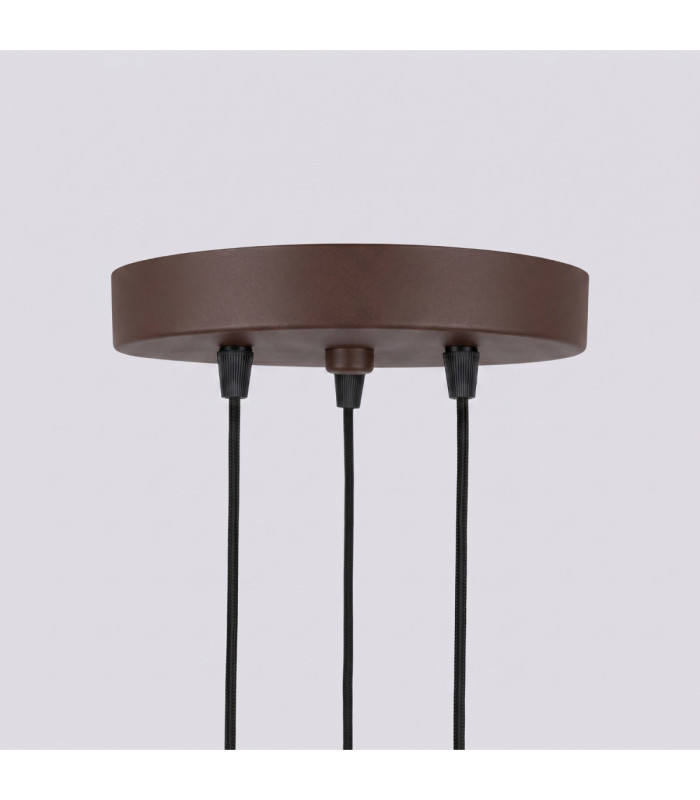 Karbon Cluster Pendant Ceiling Light Brown 3x GU10-9