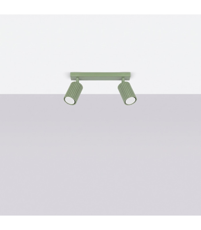 Karbon Twin Ceiling Spotlight Sage 1x GU10-3