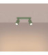Karbon Twin Ceiling Spotlight Sage 1x GU10-4