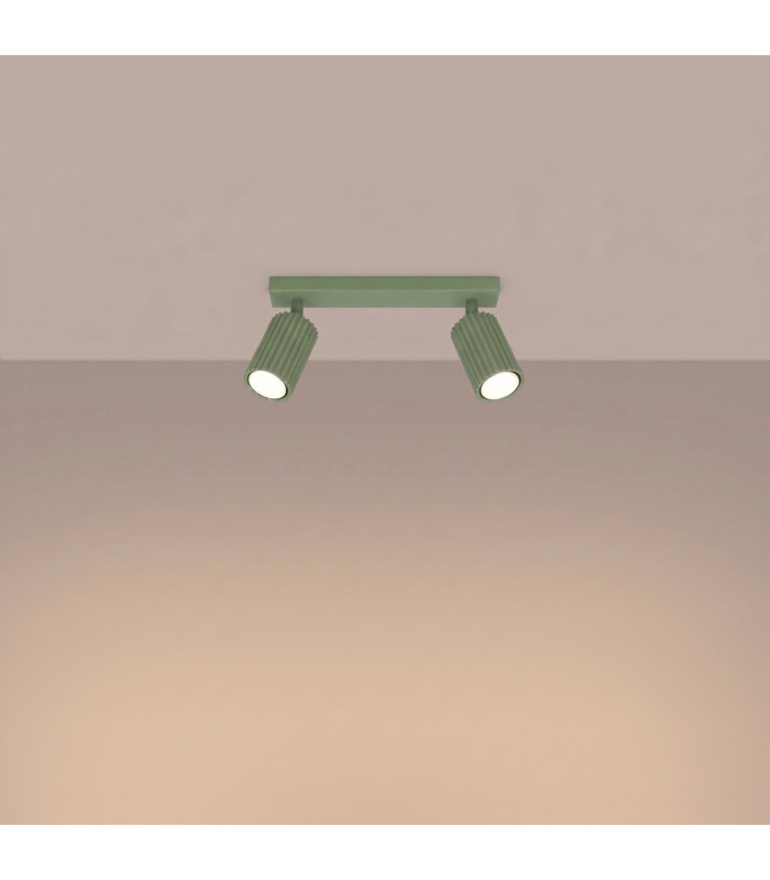 Karbon Twin Ceiling Spotlight Sage 1x GU10-4
