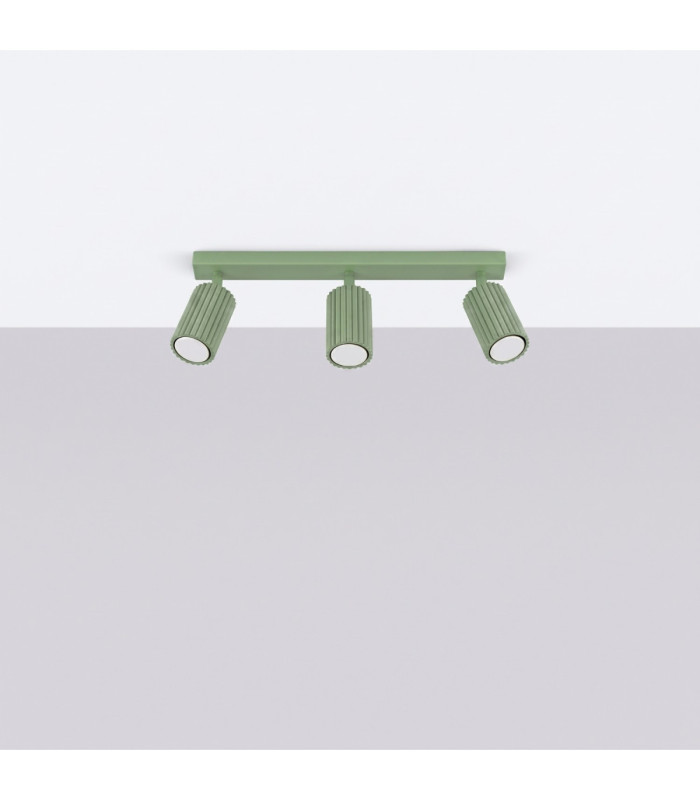 Karbon Ceiling Spotlight Bar Sage 3x GU10-3