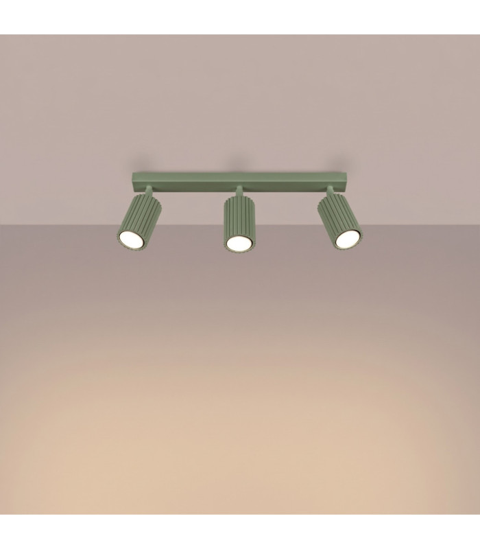 Karbon Ceiling Spotlight Bar Sage 3x GU10-4