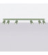 Karbon Ceiling Spotlight Bar Sage 6x GU10-3