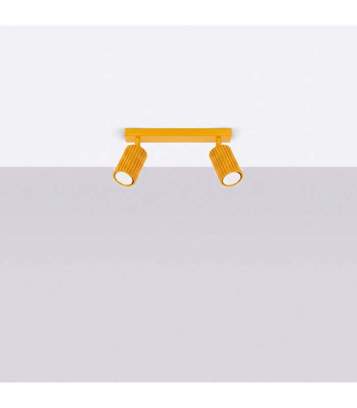 Karbon Twin Ceiling Spotlight Yellow 1x GU10-3