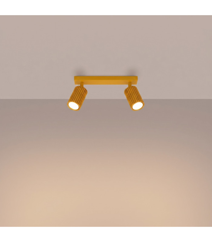 Karbon Twin Ceiling Spotlight Yellow 1x GU10-4