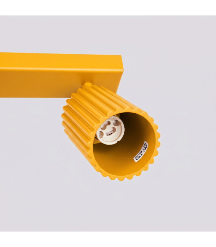 Karbon Twin Ceiling Spotlight Yellow 1x GU10-6