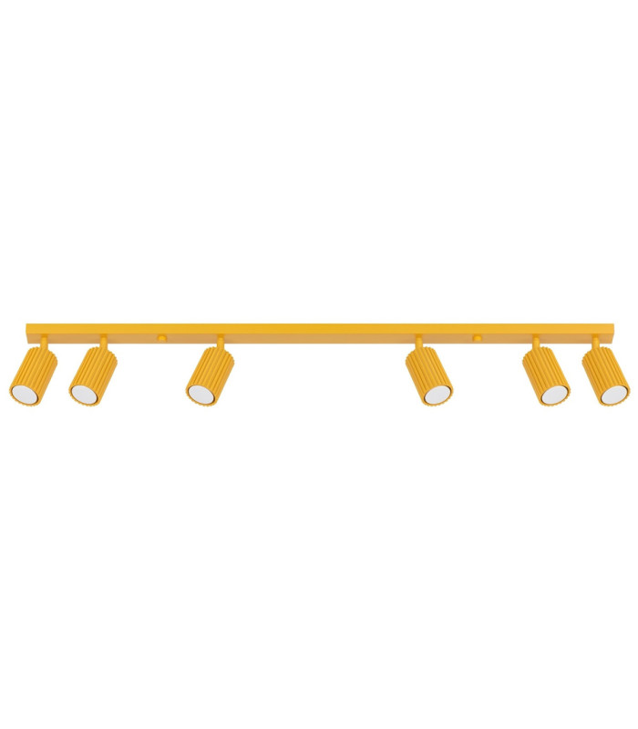 Karbon Ceiling Spotlight Bar Yellow 6x GU10-1