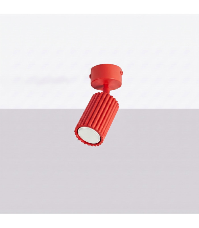 Karbon Single Spotlight Red 1x GU10-3