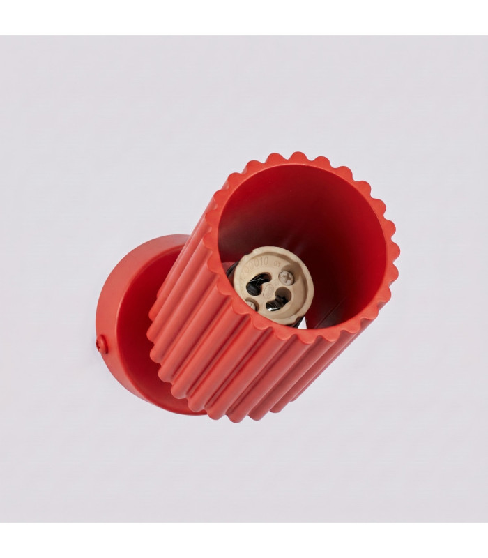 Karbon Single Spotlight Red 1x GU10-7