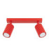 Karbon Twin Ceiling Spotlight Red 1x GU10-1