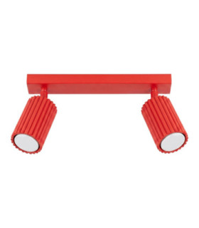 Karbon Twin Ceiling Spotlight Red 1x GU10-1