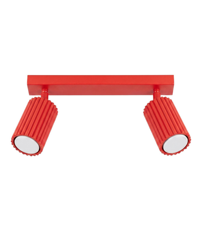 Karbon Twin Ceiling Spotlight Red 1x GU10-1