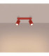 Karbon Twin Ceiling Spotlight Red 1x GU10-4