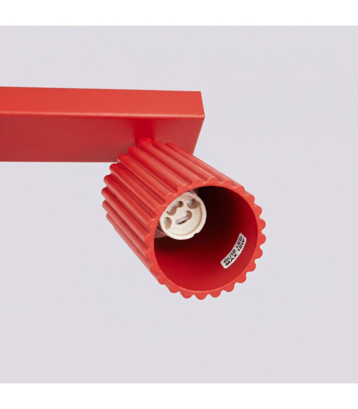 Karbon Twin Ceiling Spotlight Red 1x GU10-6