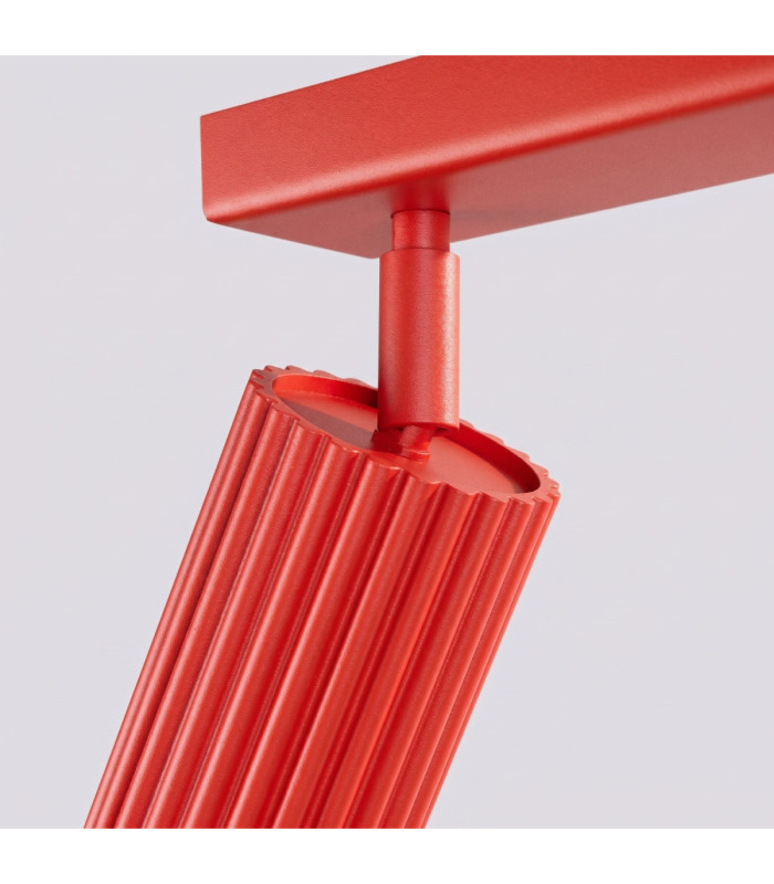 Karbon Twin Ceiling Spotlight Red 1x GU10-9