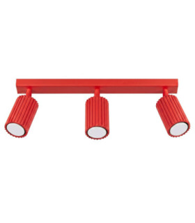 Karbon Ceiling Spotlight Bar Red 3x GU10-1