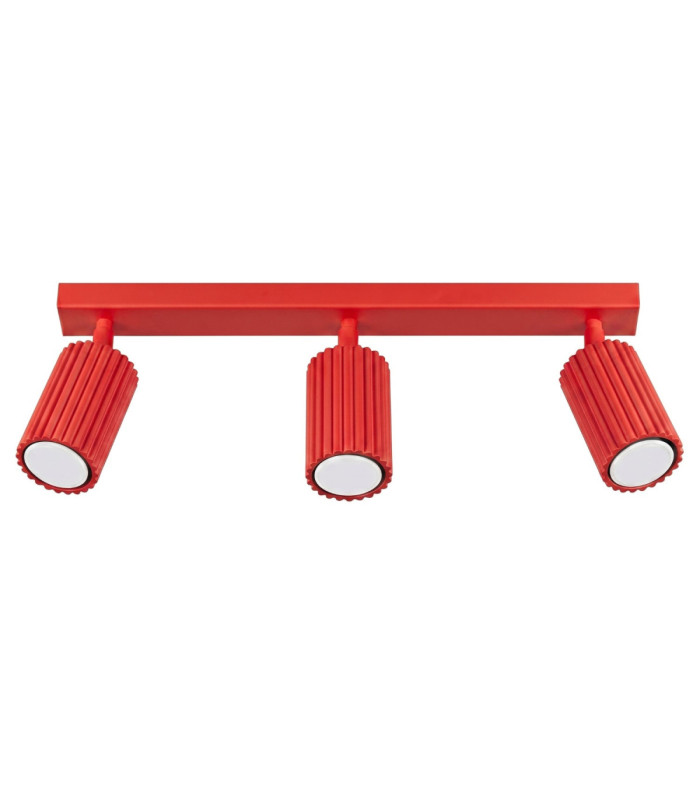 Karbon Ceiling Spotlight Bar Red 3x GU10-1