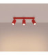 Karbon Ceiling Spotlight Bar Red 3x GU10-4