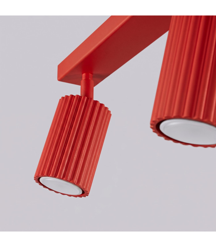 Karbon Ceiling Spotlight Bar Red 3x GU10-5