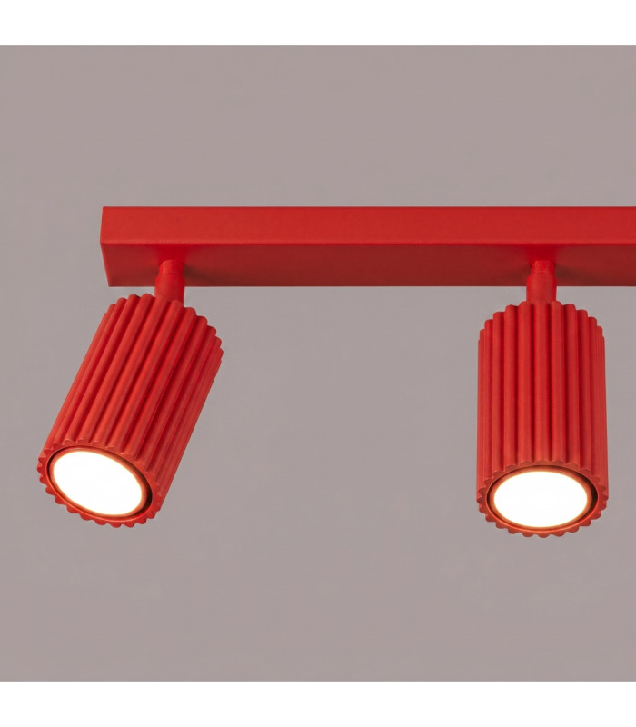 Karbon Ceiling Spotlight Bar Red 3x GU10-6