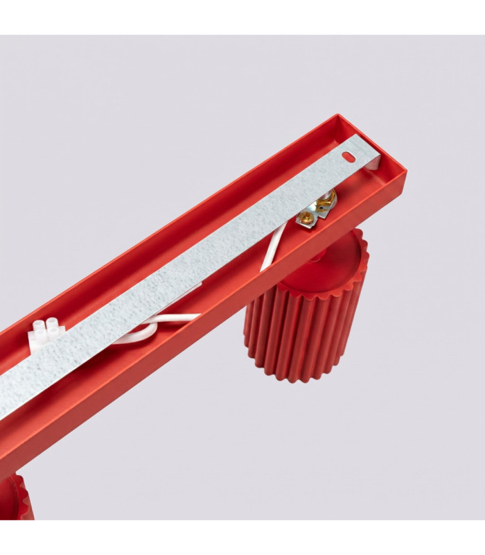Karbon Ceiling Spotlight Bar Red 3x GU10-9