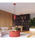Karbon Ceiling Spotlight Bar Red 3x GU10-12