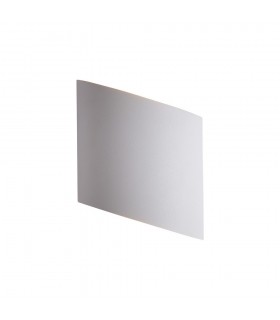 Flush Wall Lamp, 6W LED, 3000K, 660lm, IP54, Sand White - 1