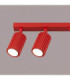 Karbon Ceiling Spotlight Bar Red 6x GU10-6