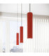 Karbon Ceiling Spotlight Bar Red 6x GU10-14