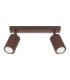 Karbon Twin Ceiling Spotlight Brown 1x GU10-1