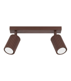 Karbon Twin Ceiling Spotlight Brown 1x GU10-1