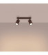 Karbon Twin Ceiling Spotlight Brown 1x GU10-4