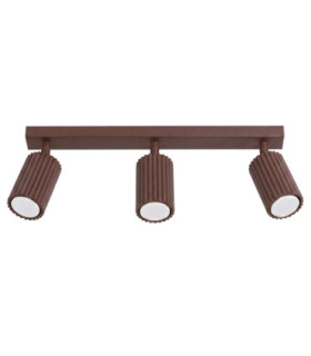 Karbon Ceiling Spotlight Bar Brown 3x GU10-1