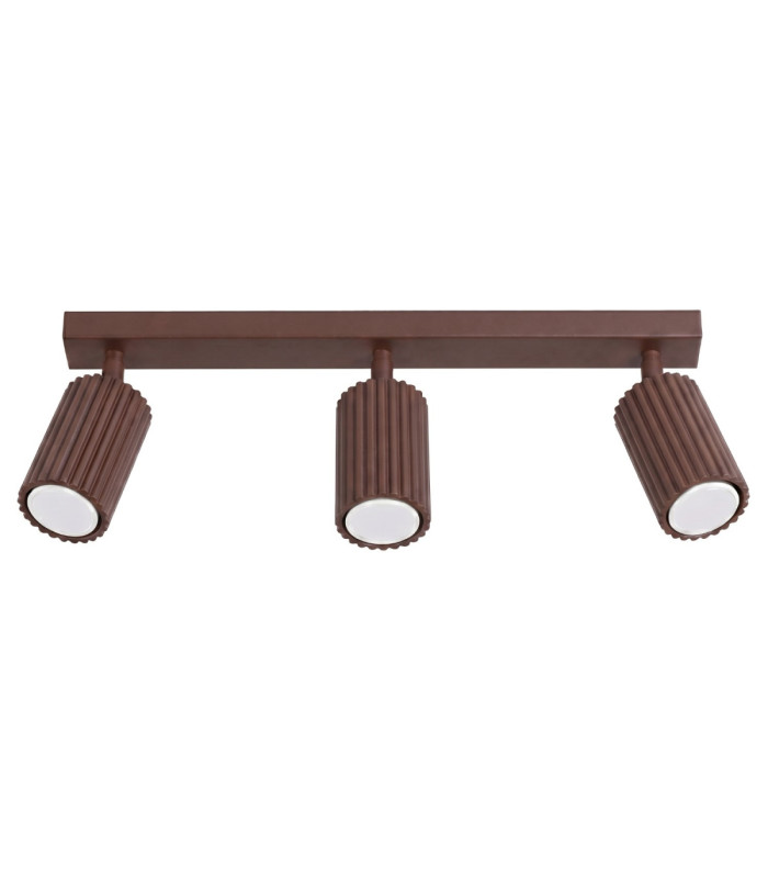 Karbon Ceiling Spotlight Bar Brown 3x GU10-1