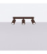 Karbon Ceiling Spotlight Bar Brown 3x GU10-3